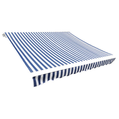 Lona para toldo azul/branco 4 x 3 m (sem estrutura/caixa)