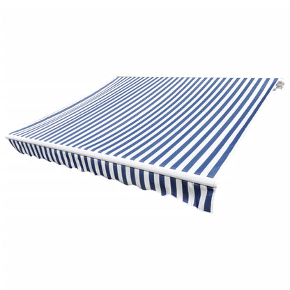 Lona para toldo azul/branco 4 x 3 m (sem estrutura/caixa)