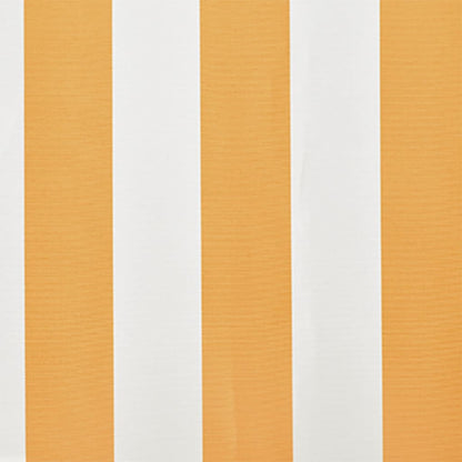 Lona toldo 4x3m (sem estrutura/caixa) amarelo girassol/branco