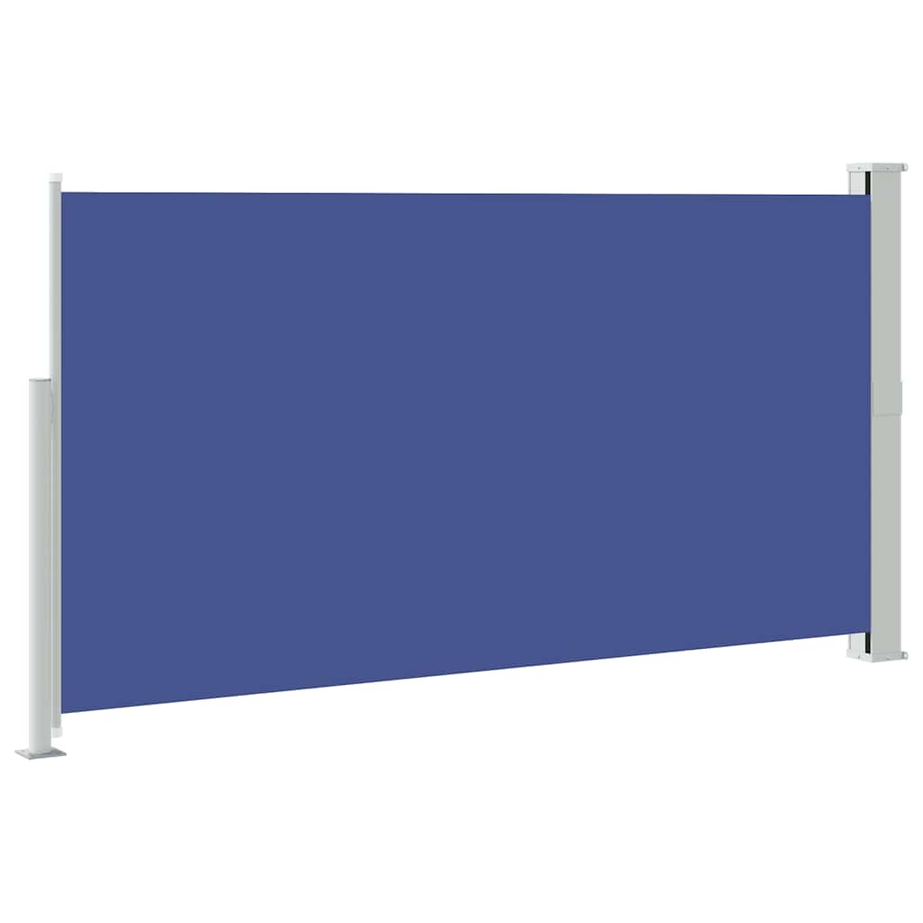 Toldo lateral para pátio/terraço 160 x 300 cm azul