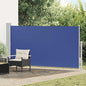 Toldo lateral para pátio/terraço 160 x 300 cm azul