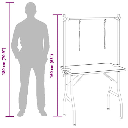 Mesa de aliciamento com 2 laços ajustáveis, p/ cão, gato