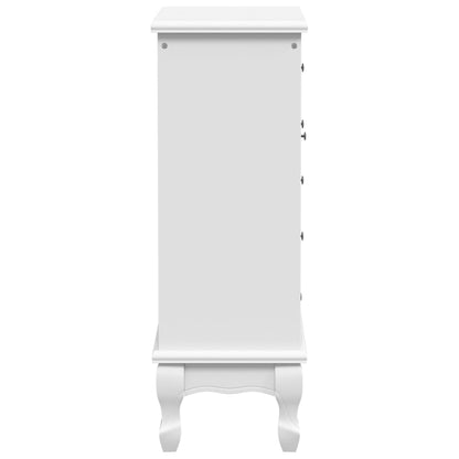 Armário com 5 gavetas 2 prateleiras branco