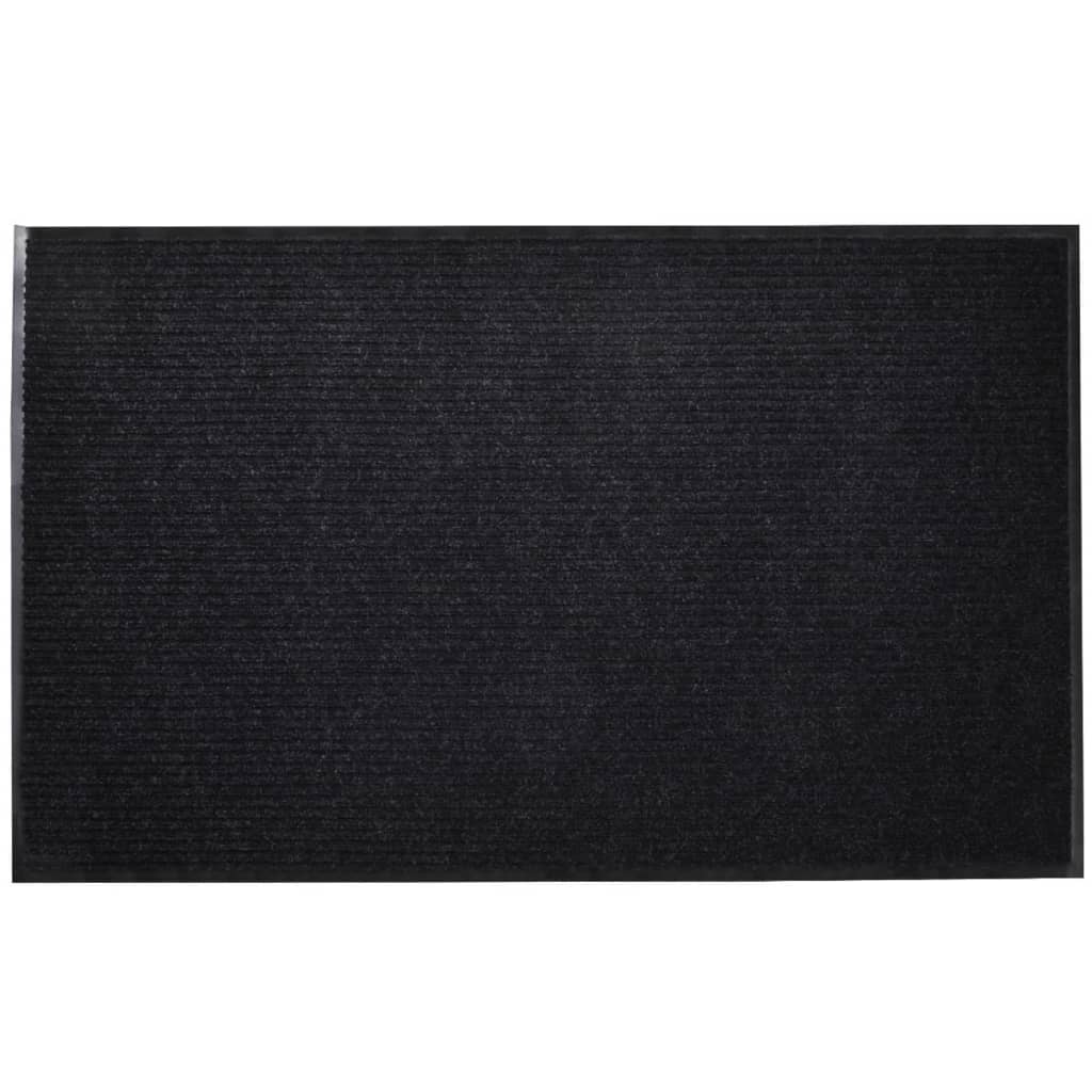 Tapete preto para porta em PVC 90 x 120 cm