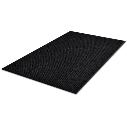 Tapete preto para porta em PVC 90 x 120 cm