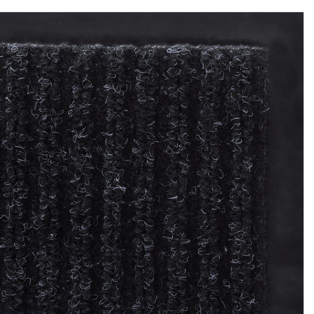 Tapete preto para porta em PVC 90 x 120 cm