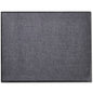 Tapete cinzento para porta em PVC 90 x 60 cm