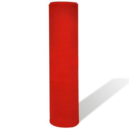 Tapete vermelho 1 x 10 m, pesado 400 g/m2