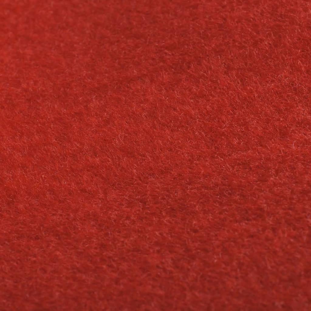 Tapete vermelho 1 x 10 m, pesado 400 g/m2