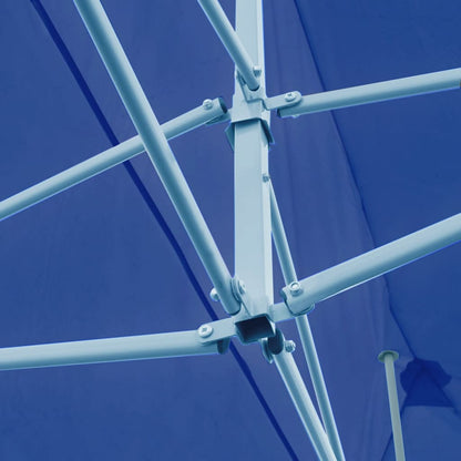 Tenda pop-up dobrável 3 x 6 m azul