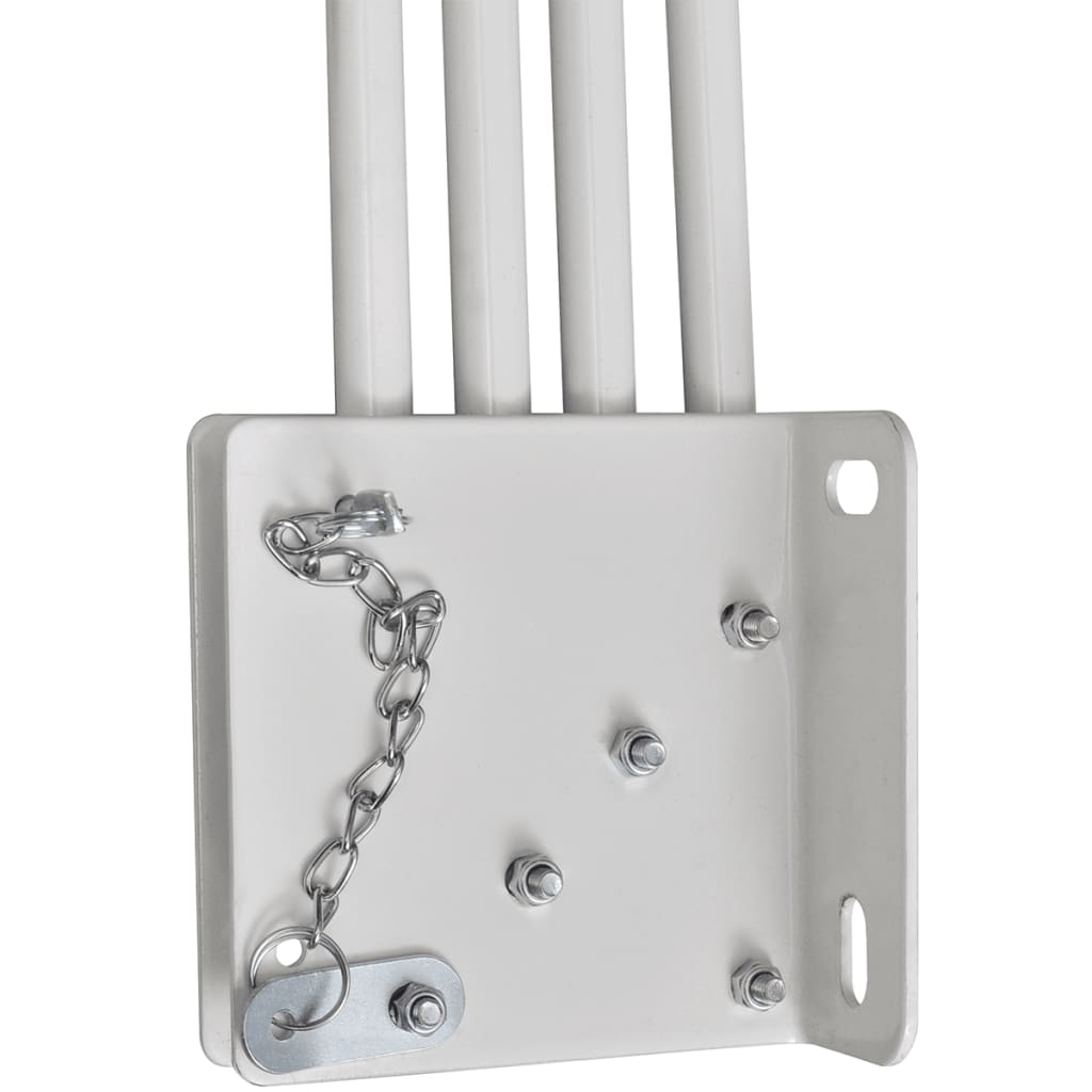 Toldo lateral dobrável para varanda 160x240 cm cinzento