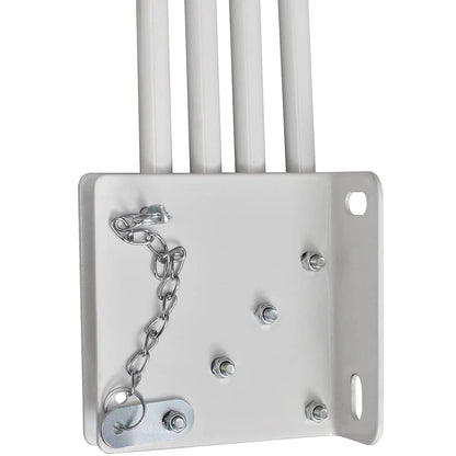 Toldo lateral dobrável para varanda 140x140 cm cinzento