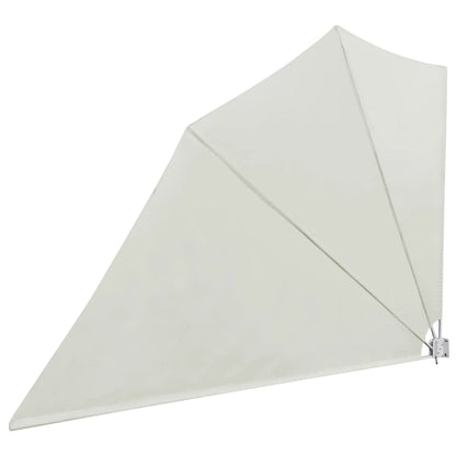 Toldo lateral dobrável para varanda 160x240 cm creme