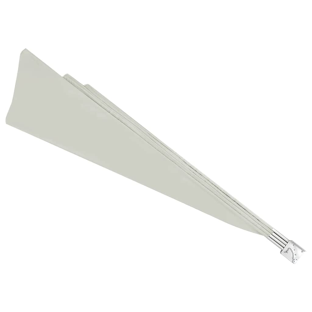 Toldo lateral dobrável para varanda 140x140 cm creme