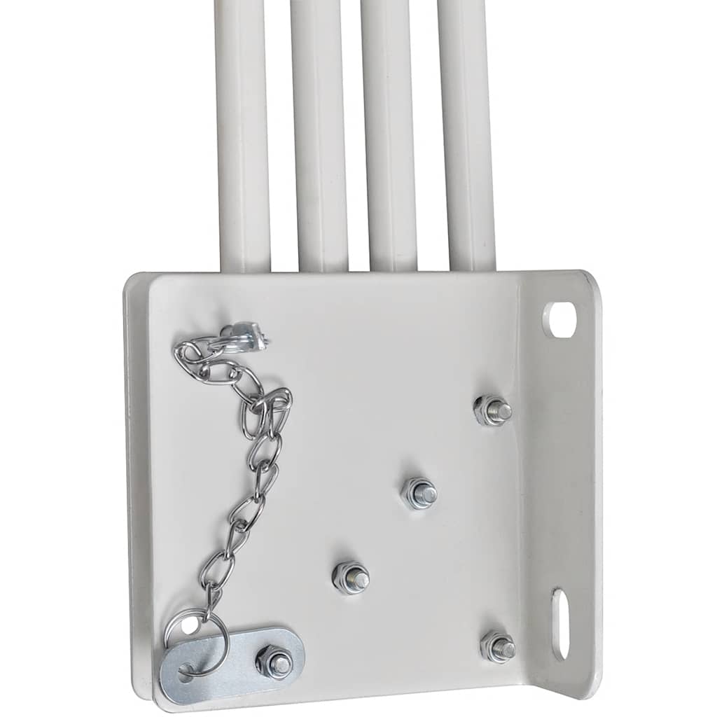 Toldo lateral dobrável para varanda 210x210 cm terracota