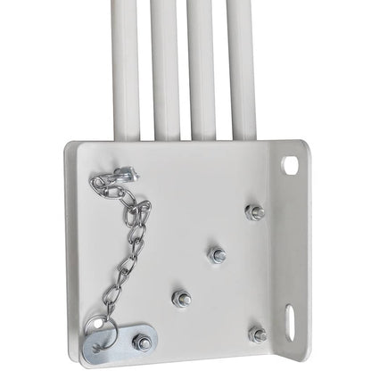 Toldo lateral dobrável para varanda 210x210 cm terracota