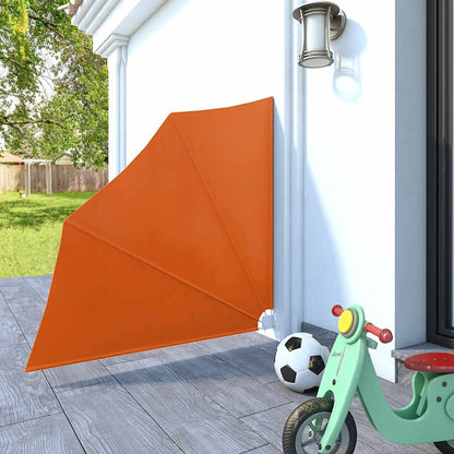 Toldo lateral dobrável para varanda 140x140 cm terracota