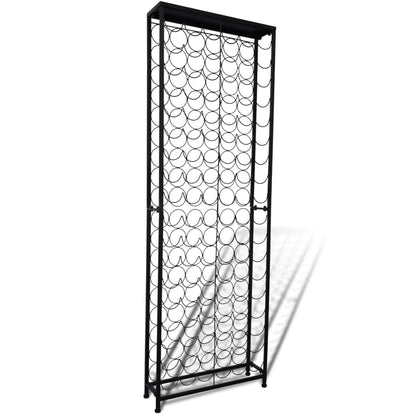 Suporte vertical para garrafas de vinho, metal por 108 garrafas