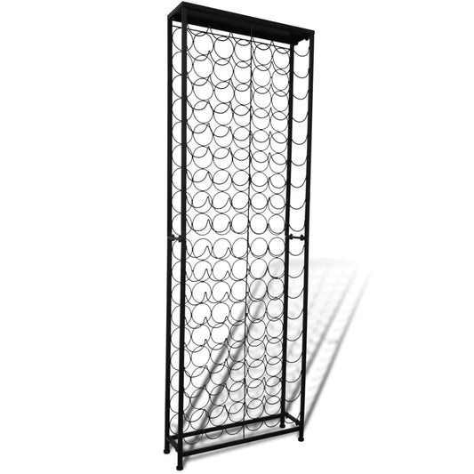Suporte vertical para garrafas de vinho, metal por 108 garrafas