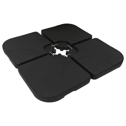 Base de guarda-sol portátil areia/água 60 L