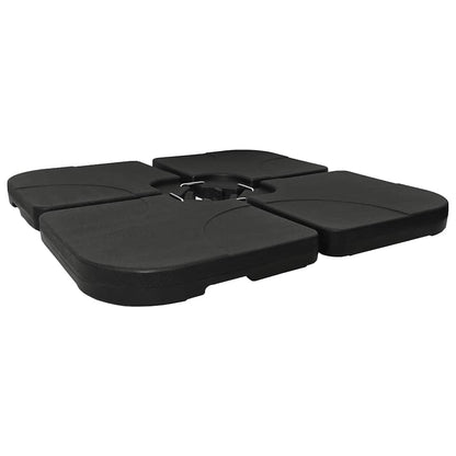 Base de guarda-sol portátil areia/água 60 L