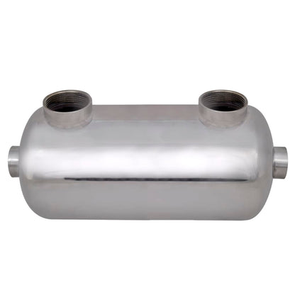 Permutador de calor, piscina, 355 x 134 mm 40 kW