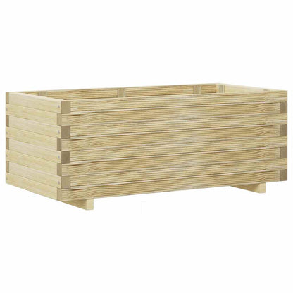 Vaso/floreira retangular 100x50x40 cm madeira