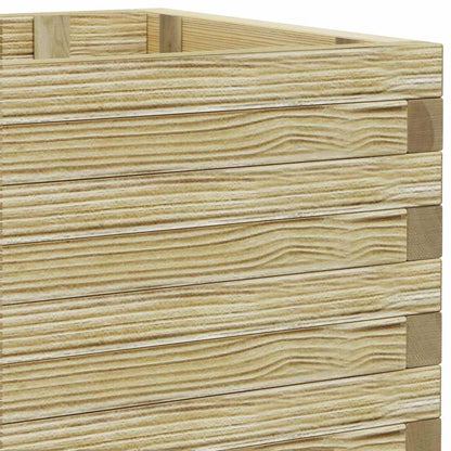 Vaso/floreira retangular 100x50x40 cm madeira