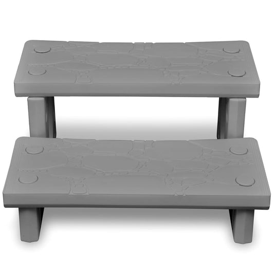 Degraus para spa, cinzentos