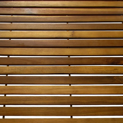 3 pcs Tapetes de banho de acácia 80 x 50 cm