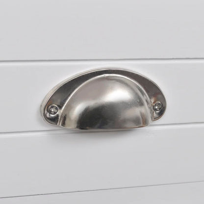 Mesa de cabeceira com 1 gaveta, branco
