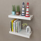 Prateleiras de parede para livros/DVD MDF branco
