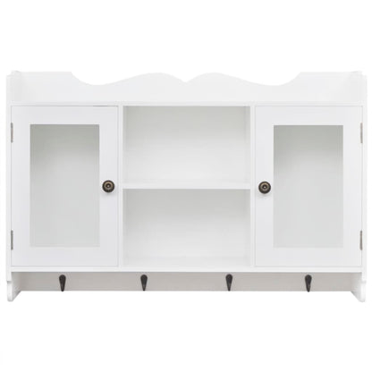 Armário de parede para exposição de livros/DVD/copos MDF branco