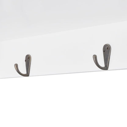 Armário de parede para exposição de livros/DVD/copos MDF branco