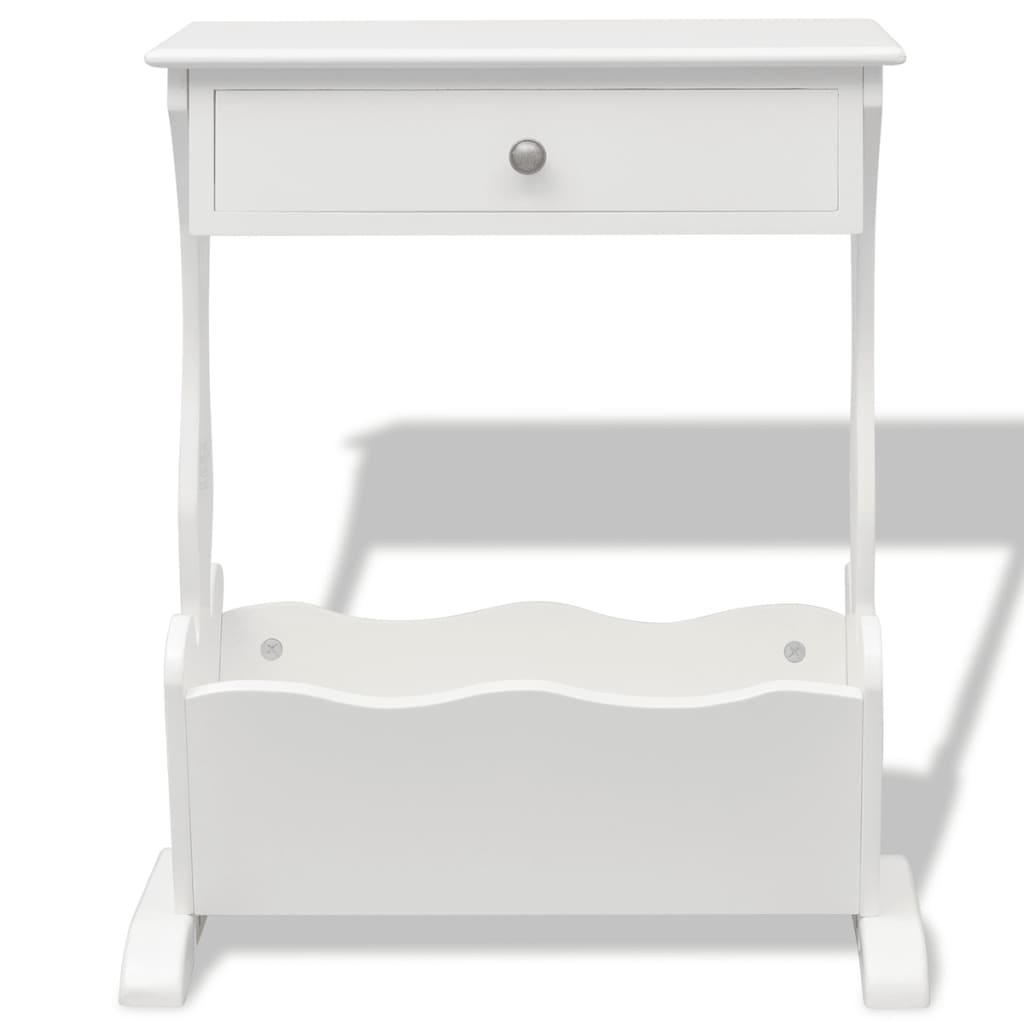 Armário revistas Melrose branco