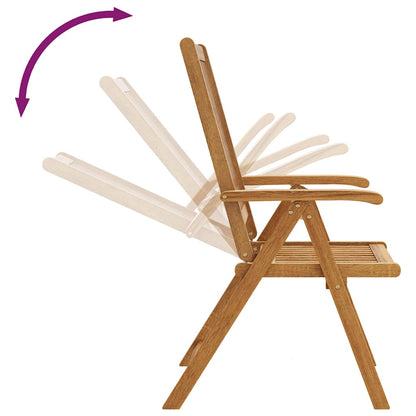 Cadeiras jardim dobráveis 2 pcs madeira acácia maciça castanho