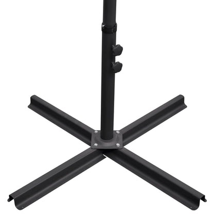 Guarda-sol de jardim cantilever 3 m azul