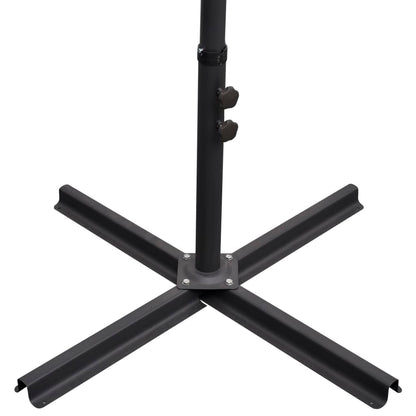 Guarda-sol de jardim cantilever 3 m branco areia