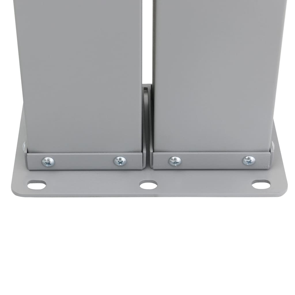 Toldo lateral retrátil, 160 x 600 cm, cinzento