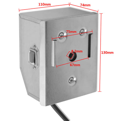 Motor p/ espeto de churrasqueira profissional aço inoxidável 4 W