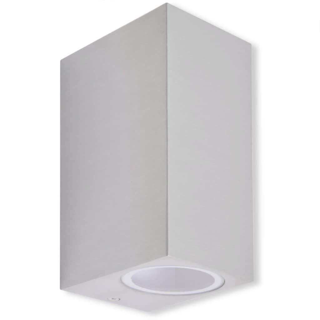 Candeeiros exteriores com iluminação superior e inferior 2 pcs