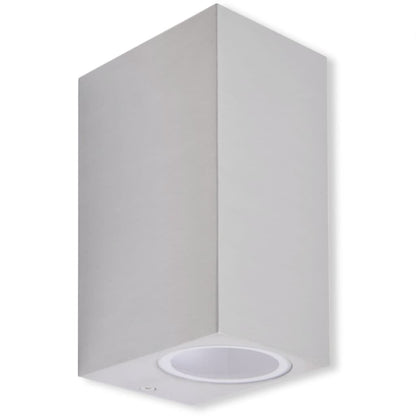Candeeiros exteriores com iluminação superior e inferior 2 pcs