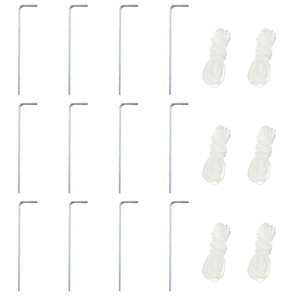 Tenda festas pop-up dobrável hexagonal cinzento 3,6x3,1 m