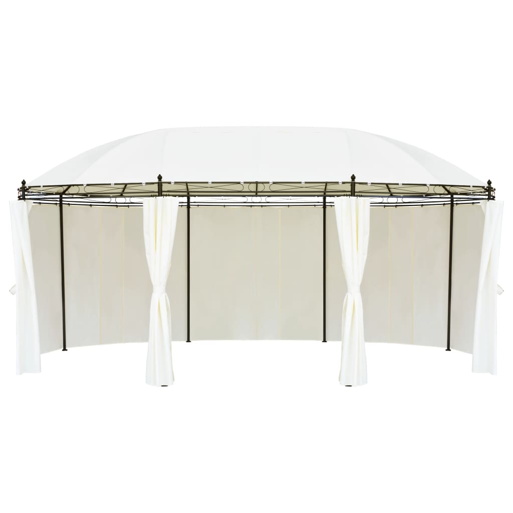 Gazebo branco-nata 530 x 350 x 265 cm