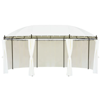 Gazebo branco-nata 530 x 350 x 265 cm