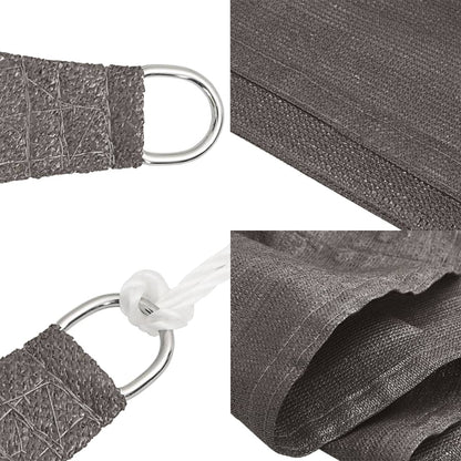 Guarda-sol HDPE quadrada 3.6 x 3.6 x 3.6 m antracite