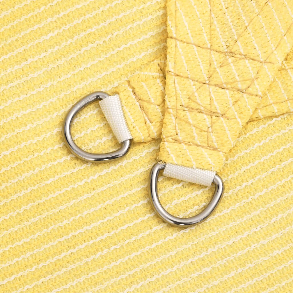 Guarda-sol HDPE quadrado 3.6x3.6 m beje