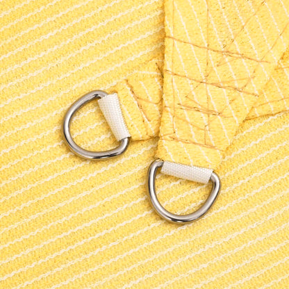 Guarda-sol HDPE quadrado 3.6x3.6 m beje