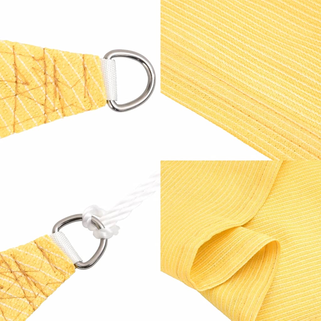 Guarda-sol HDPE quadrado 3.6x3.6 m beje