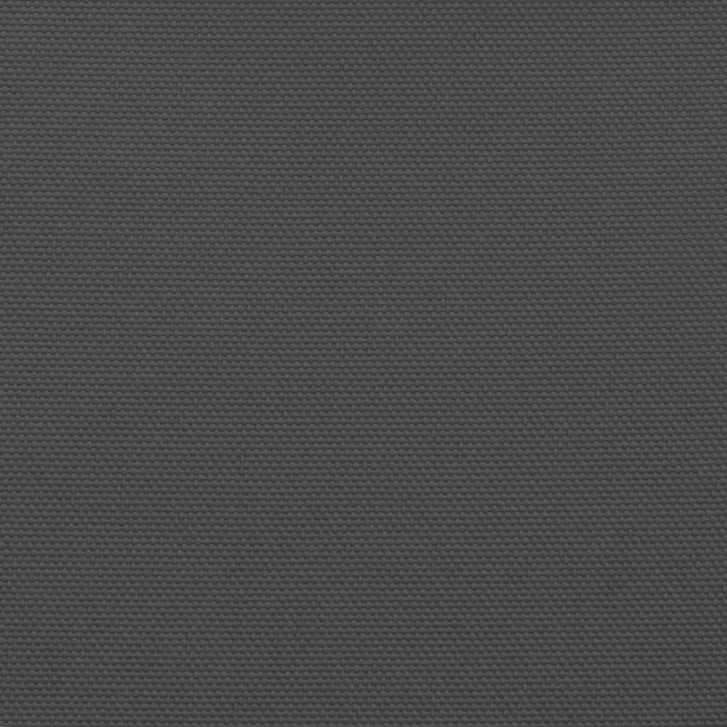 Guarda-sol tecido Oxford quadrangular 3,6x3,6 m antracite